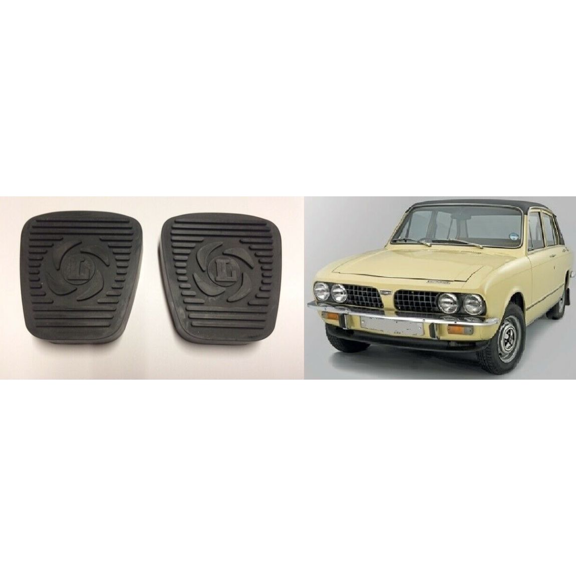 PEDAL RUBBERS x2 (Triumph Dolomite & Sprint) (1971- 80) 